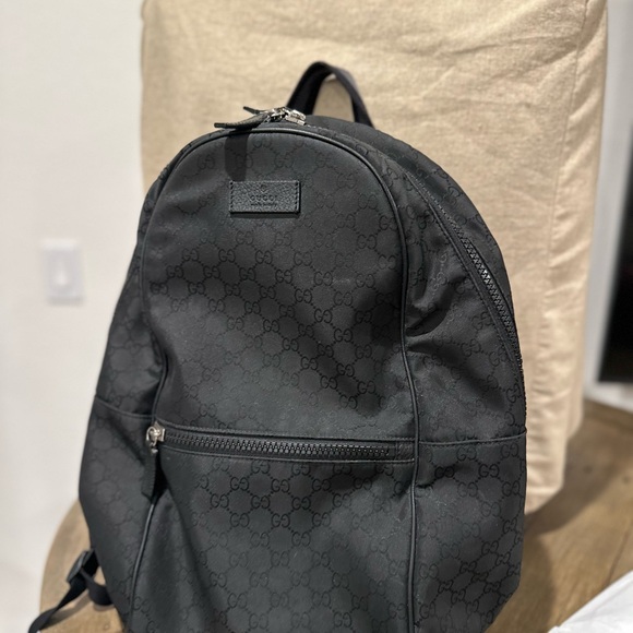 Gucci Other - Authentic Gucci Monogram Black Backpack